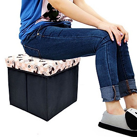 Mua Ghế đựng đồ đa năng vuông (Giao màu ngẫu nhiên)