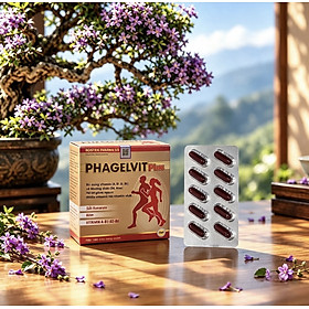 Viên uống vitamin tổng hợp PHAMAGEL PLUS, Hộp 100 viên,(PHAGELVIT PLUS) tăng cường sức khỏe