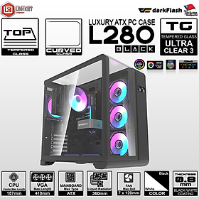 Mua VỎ CASE MÁY TÍNH DARKFLASH L280 (ATX) - Hàng chính hãng