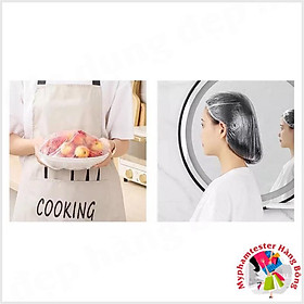 SET 100 MÀNG BỌC thực phẩm túi gấu có chun co giãn tái sử dụng