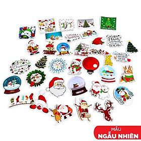 Bộ 50 Sticker Die-Cut Giáng Sinh - Vinacraft (Mẫu Sản Phẩm Giao Ngẫu Nhiên)