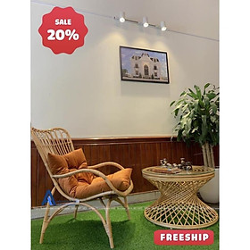 Mua GHẾ THƯ GIÃN MÂY LƯNG NGẢ ARMCHARI Dùng Đọc Sách  Nghỉ Ngơi  Decor / HealHomes – Không Gian Xanh