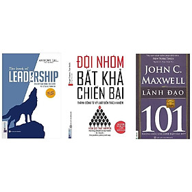 Combo Dẫn dắt đội nhóm vô địch (Dẫn dắt bản thân, đội nhóm và tổ chức vươn xa + Đội nhóm bất khả chiến bại + Lãnh đạo 101