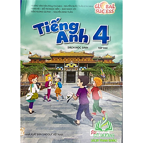 Sách - Combo 2 cuốn Tiếng Anh lớp 4 Sách học sinh - Global Success (Tập 1+2)