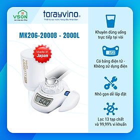 Mua Máy lọc nước tại vòi Nhật Bản Torayvino MK206-2000B - Uống trực tiếp tại vòi - 2000L - Hàng chính hãng