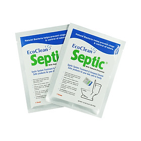 Combo 2 gói Tiết Kiệm ECOCLEAN SEPTIC - Men Vi Sinh Xử Lý Hầm Cầu Bể Phốt - USA