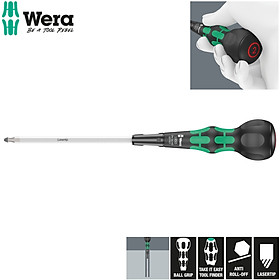 Mua Tua vít 4 cạnh cán tròn Ball-Grip PH2 Wera 05007907001 1850 PH 2 x 150 mm với mũi vít Lasertip chống trượt vít