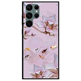 Ốp lưng dành cho Samsung Galaxy S22 - S22 Plus - S22 Ultra - mẫu Tranh Hoa Và Cá
