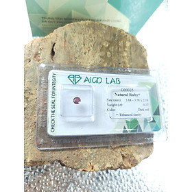 Mua Viên đá Ruby tấm thiên nhiên G00035