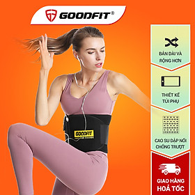 Đai lưng mềm tập gym, đai cuốn nóng giảm mỡ bụng GoodFit GF724WS