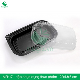 MFH17 - 50 Hộp nhựa đế đen nắp trong HT17