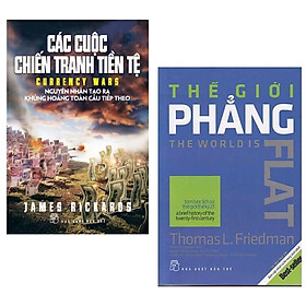 Hình ảnh Combo Sách Kỹ Năng Làm Việc Hay Và Hiệu Quả: Các Cuộc Chiến Tranh Tiền Tệ (Tái Bản) + Thế Giới Phẳng (Tái Bản)