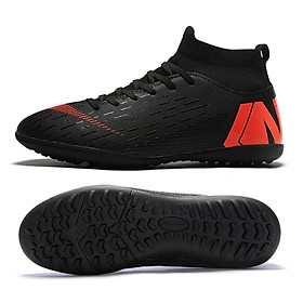 LCRTZKG Giày bóng đá nam Giày chống trượt cho mắt cá chân người lớn Chống trượt Futsal Chất lượng cao TF/FG Cỏ Đào tạo Thể thao Bóng đá Boots Chống trượt ánh sáng