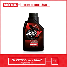 Dầu nhớt xe máy MOTUL 300V FACTORY LINE ROAD RACING 10W40 1L