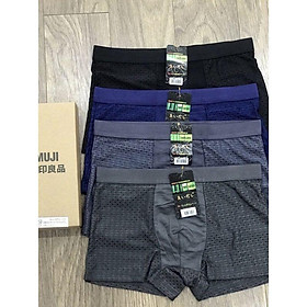 Hộp 5 Quần Lót Nam Dáng Đùi Boxer Thông Hơi lỗ to cao cấp