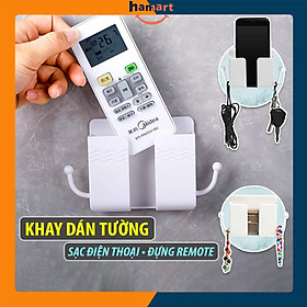 Mua Giá Để Điện Thoại Dán Tường Đa Năng Đựng Điều Khiển Remote Keo Siêu Dính Tiện Lợi