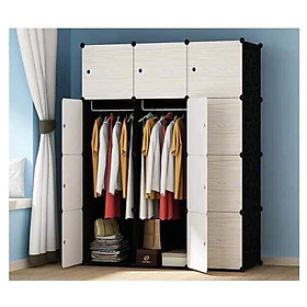 Mua TỦ NHỰA LẮP GHÉP 12Ô PHIÊN BẢN CAO CẤP (NHIỀU MÀU)