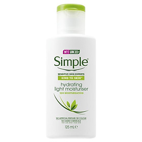 Simple Kind To Skin Light Moisturiser Hydrating 125ml