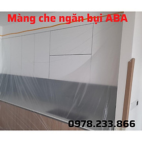 Mua Màng Bọc Nilong che bụi nội thất đa năng  chống ẩm mốc  che chắn sơn  giữ nguyên mới  bảo vệ nội thất ABA2 8x10  Kích Thước  rộng 2.8m x 10m Có Keo Dán Cố Định( từ 20cm có thể kéo các nếp gấp ra che phủ tối đa 2 8m  chiều dài 10m)