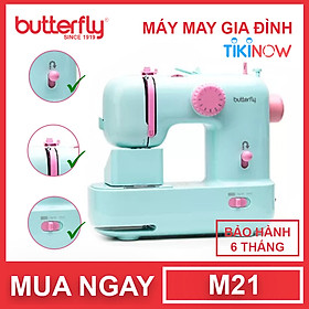 Mua Máy May Gia Đình Cơ Bản Butterfly M21 (Xanh) - Hàng Chính Hãng