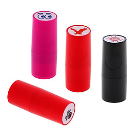4pcs Long Lasting Golf Ball Stamp Stamper Marker Impression Seal Signet