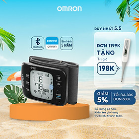 Máy Đo Huyết Áp Cổ Tay Tự Động OMRON HEM-6232T Bluetooth