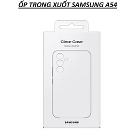 Ốp lưng Samsung Galaxy A54 2023 Clear Case Transparency - Hàng chính hãng