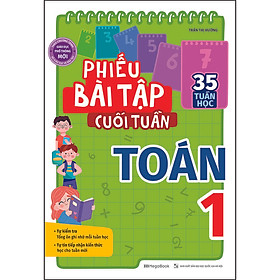 Ảnh bìa Phiếu Bài Tập Cuối Tuần Toán 1