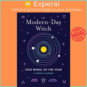 Sách - Modern-Day Witch 2024 Wheel of the Year 17-Month Planner by Shawn Robbins (UK edition, paperback)