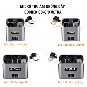 Mua Micro thu âm không dây Sothing gochek GC-C/D ULTRA kèm đốc sạc  lọc tạp âm khi live  quay video  ghi âm cho điện thoại  máy tính- Hàng Chính Hãng