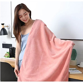 Khăn Tắm Mềm Mịn 70 x 140cm, Thấm Hút Tốt, Êm Ái Khi Sử Dụng, Phù Hợp Đi Biển, Hồ Bơi, Du Lịch – Giao Màu Ngẫu Nhiên