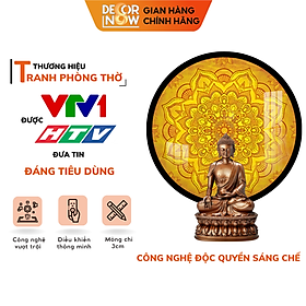 Mua Đèn Hào Quang Phật In Tranh Trúc Chỉ DECORNOW 30 40 cm  Trang Trí Ban Thờ  Hào Quang Trúc Chỉ MANDALA DCN-TC33