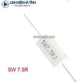Mua TRỞ 5W 7.5R TRỞ SỨ 5W 7.7R 5W 7.5 OHM LOẠI TỐT