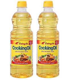 Combo 2 chai dầu thực vật Tường An Cooking Oil ( 1 lít / chai )