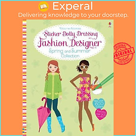 Sách - Sticker Dolly Dressing Fashion Designer Spring and Summer Collection by Fiona Watt (UK edition, paperback)