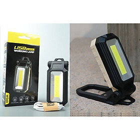 Mua Đèn led dã ngoại  du lịch cầm tay siêu sáng sạc điện 560 có độ bền cao  kiểu dáng hiện đại  dễ mang theo ( Tặng kèm đèn led mini cắm cổng USB ngẫu nhiên )