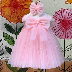 Váy tutu cho bé - Trắng,1-3 tháng(3-5kg)