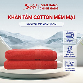 Mua Khăn Tắm Cao Cấp 100% Cotton 60x120cm - Mềm Mại  Thấm Hút Tốt  Bền Đẹp