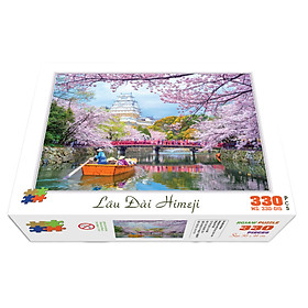 Bộ tranh xếp hình jigsaw puzzle cao cấp 330 mảnh – Lâu Đài Himeji