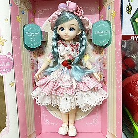 Bộ đồ chơi búp bê thay váy - Búp Bê Công chúa có khớp thay đổi tư thế linh hoạt