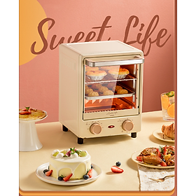 Máy nướng bánh chuyên dụng 2 tầng LittleCofa 800W - thế hệ mới
