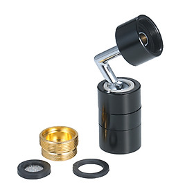 Tap Aerator 720°Rotation Universal Splash-Proof Swivel Water Saving Faucet Water Saving Bathroom Filter Foamer Aerators