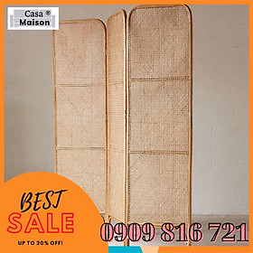 Mua Vách Ngăn Mây Với Thiết Kế Đan Mắt Cáo - Rattan Screen In Classic Style-OT002