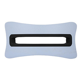 Giá đỡ máy tính bảng thẳng đứng đơn giản bằng gỗ-Màu xanh dương