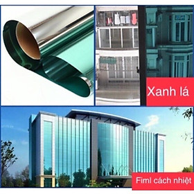 Mua Giấy dán kính cách nhiệt chống nắng (phản quang)  decal dán kính chống nhìn chộm khổ 1m