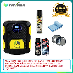 Mua MÁY BƠM Ô TÔ 12V AC-01 TẶNG NHIỀU QUÀ SỐC