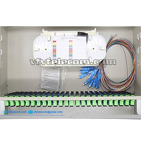 Mua Hộp phối quang ODF 96FO lắp rack đầy đủ phụ kiện