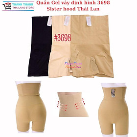 Quần gel bụng định hình, nâng mông dạng đùi 3698 SH Thái Lan – chất vải lưới định hình, có thanh chống cuộn