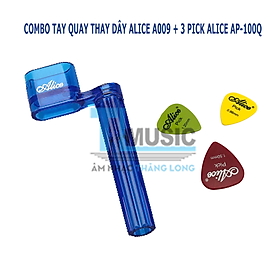 Mua Combo tay quay thay dây+3c pick gảy Alice (3 cỡ khác nhau)