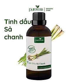 Tinh dầu sả chanh Purevess giúp thơm phòng, thư giãn và đuổi muỗi 100ml